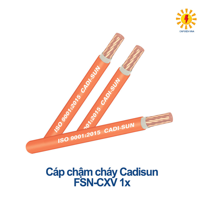 Cáp chậm cháy Cadisun FSN-CXV 1x