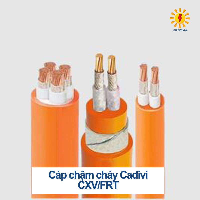 Cáp chậm cháy Cadivi CXV/FRT. Cáp chậm cháy Cadivi CXV/FRT.