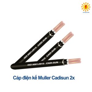Cáp điện kế Muller Cadisun 2x
