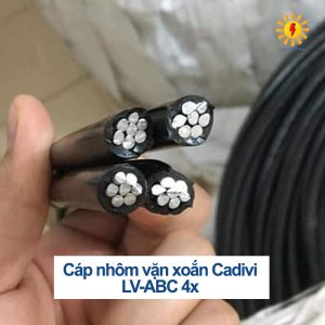 Cáp nhôm vặn xoắn Cadivi LV-ABC 4x
