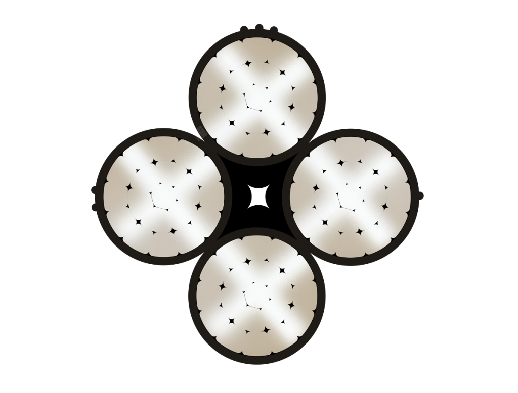 Cấu trúc cáp nhôm vặn xoắn Cadisun ABC